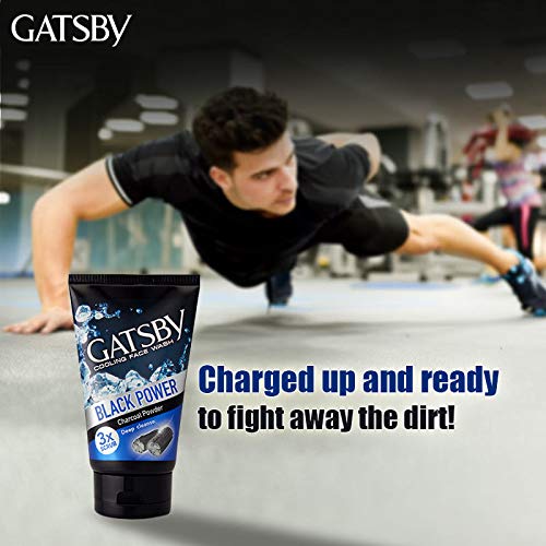 Gatsby Cooling Face Wash - Refreshing Clean, 100g