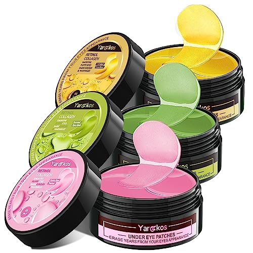 Yargkos Collagen Under Eye Patches - 90 Pairs Hydrating Gel Eye Masks Set