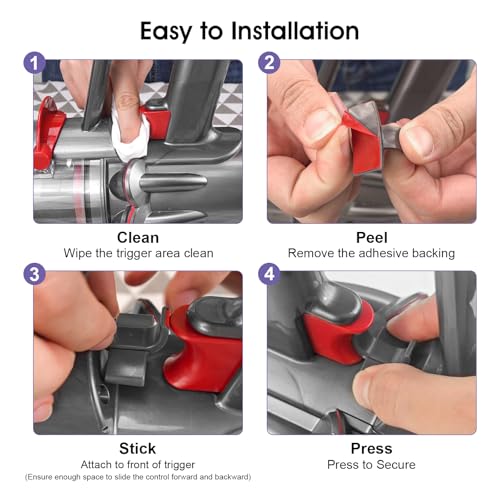 Dyson Vacuum Trigger Lock Attachment - 2 Pack for V15/V11/V10