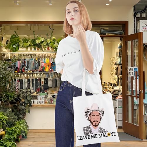 Leave Me Singer Inspired Makeup Bag - Waterproof Canvas Zipper Pouch