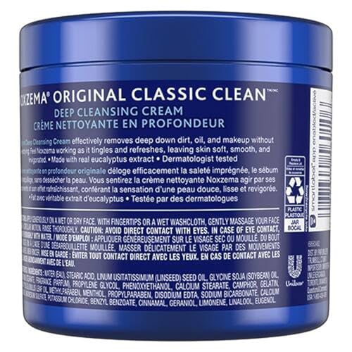 Noxzema Eucalyptus Deep Cleansing Face Wash 12 Oz - Original Formula, Hydrating & Invigorating