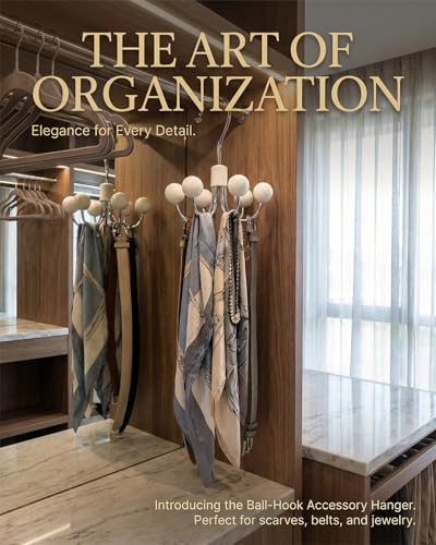 Hoodie Hangers with 360° Swivel Hooks - 2 Pack Wooden Storage