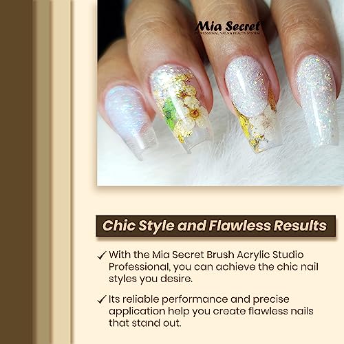 Mia Secret Studio Professional Acrylic Nail Brush (10 OR) – Multiuse, High-Quality