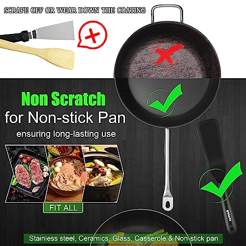 Anaeat Silicone Spatula Set - Heat Resistant Non-Stick Turner