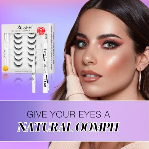 AILAISH Wispy False Eyelashes Kit - 7 Pairs Natural Look Strips