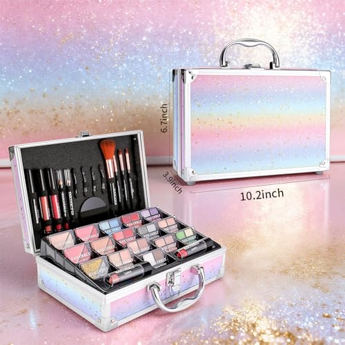 KAICOERLY Professional Makeup Kit with Reusable Travel Case