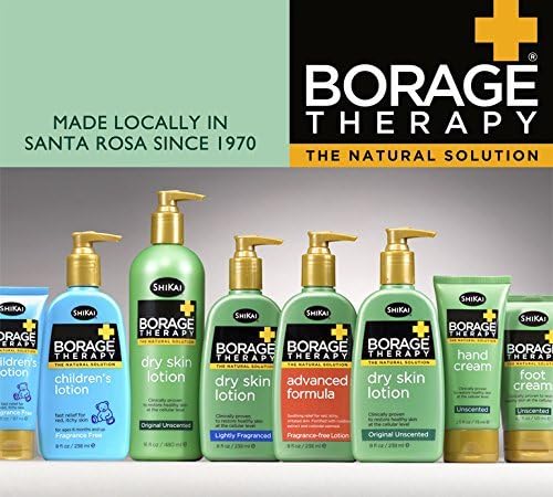 ShiKai Borage Therapy Foot Cream - Fragrance-Free Moisturizer for Dry Heels