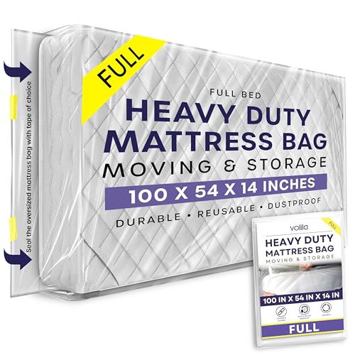 Heavy Duty Waterproof Mattress Storage Bag for Moving - Full Size