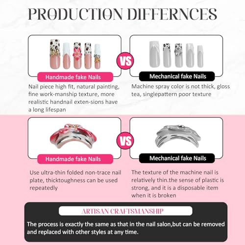 Short Almond Press on Nails - Nude White French Tip Acrylic Gel Nails