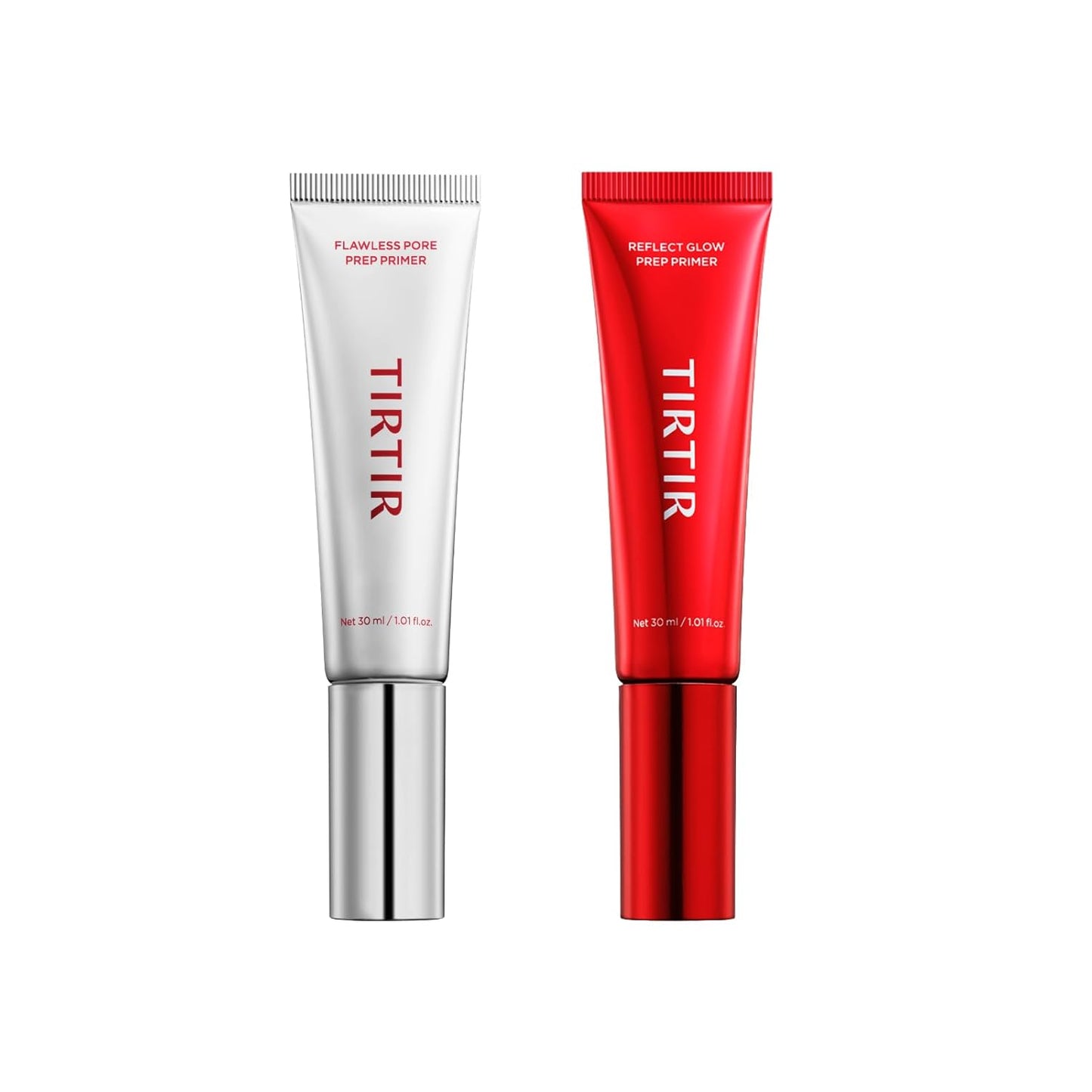 TIRTIR Primer Duo - Reflect Glow Prep & Flawless Pore Primer Set | 30ml (1.01fl.oz)