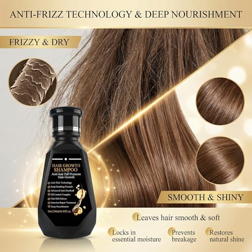 Grospe Ginger Biotin Hair Growth Shampoo for Thicker Fuller Hair (8.45 oz)