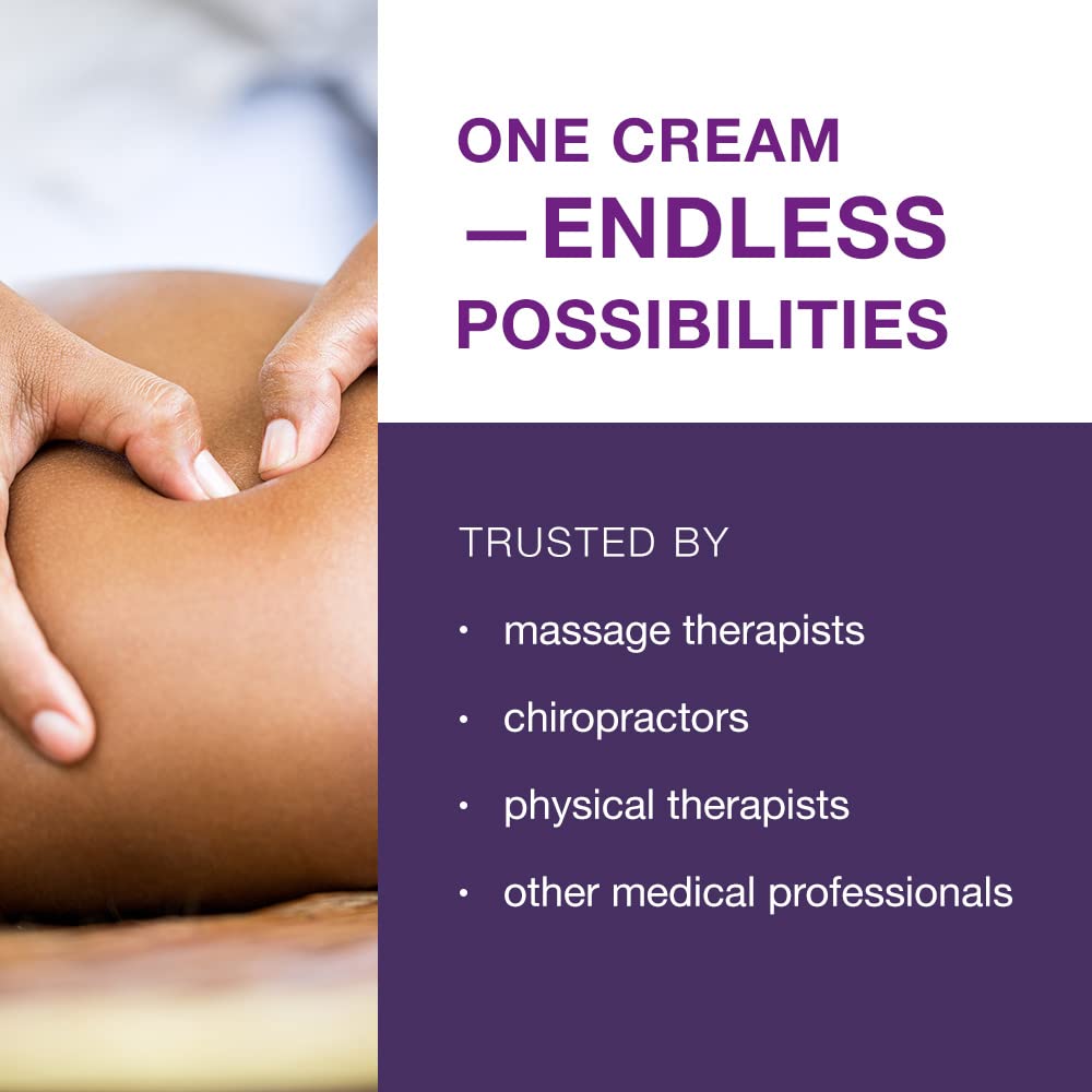Free-Up-Professional Massage Cream, Fragrance-Free, Great Glide, Lubricity, Tissue Perception, Perfect for Physical Therapy, Massage Versatile, Non-Greasy, 16 Oz Jar