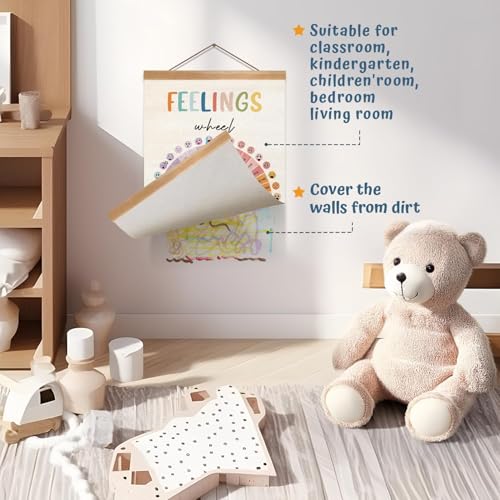 Feelings Wheel Mental Health Poster - 12x16 Canvas Wall Art