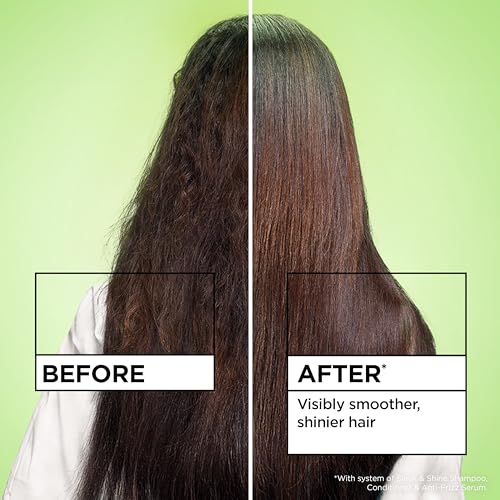 Garnier Fructis Sleek & Shine Anti-Frizz Hair Serum - 5.1 Fl Oz (2 Pack)