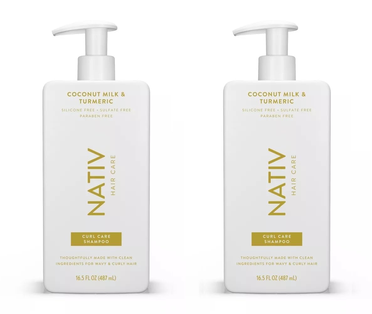 Nativee Limited Edition Shampoo - Almond & Shea Butter | 2 Pack, 16.5 FL OZ Each