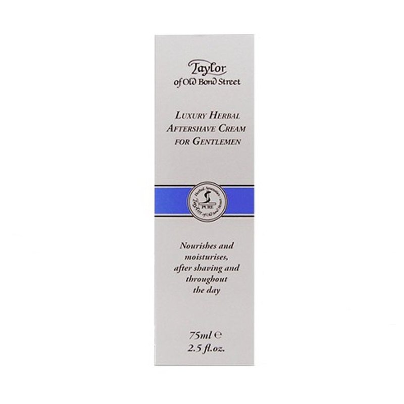 Taylor of Old Bond Street Luxury Herbal Aftershave Cream for Gentleman