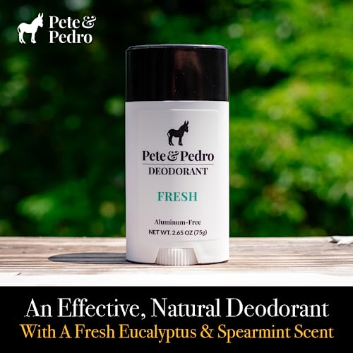 Pete & Pedro Aluminum-Free Deodorant - Eucalyptus Scent 2.65 oz