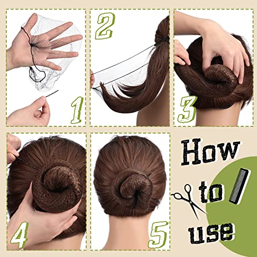 Jexine 400 Pcs Disposable Hair Nets for Women - Black