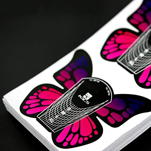 KADS 100 Self-Adhesive Nail Forms for Builder Gel & Nail Extensions