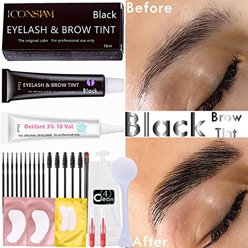 Libeauty Black Lash Tint Kit - 6 Week Keratin Eyelash & Eyebrow Dye