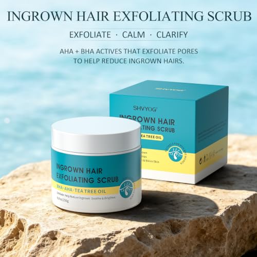 Ingrown Hair Exfoliating Scrub with AHA & BHA - KP Bump Eraser