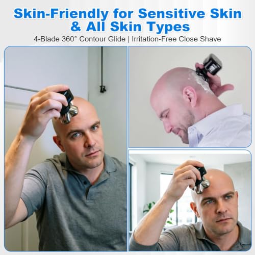2-Pack Replacement Heads for Skull Pitbull Series Gold PRO Shavers