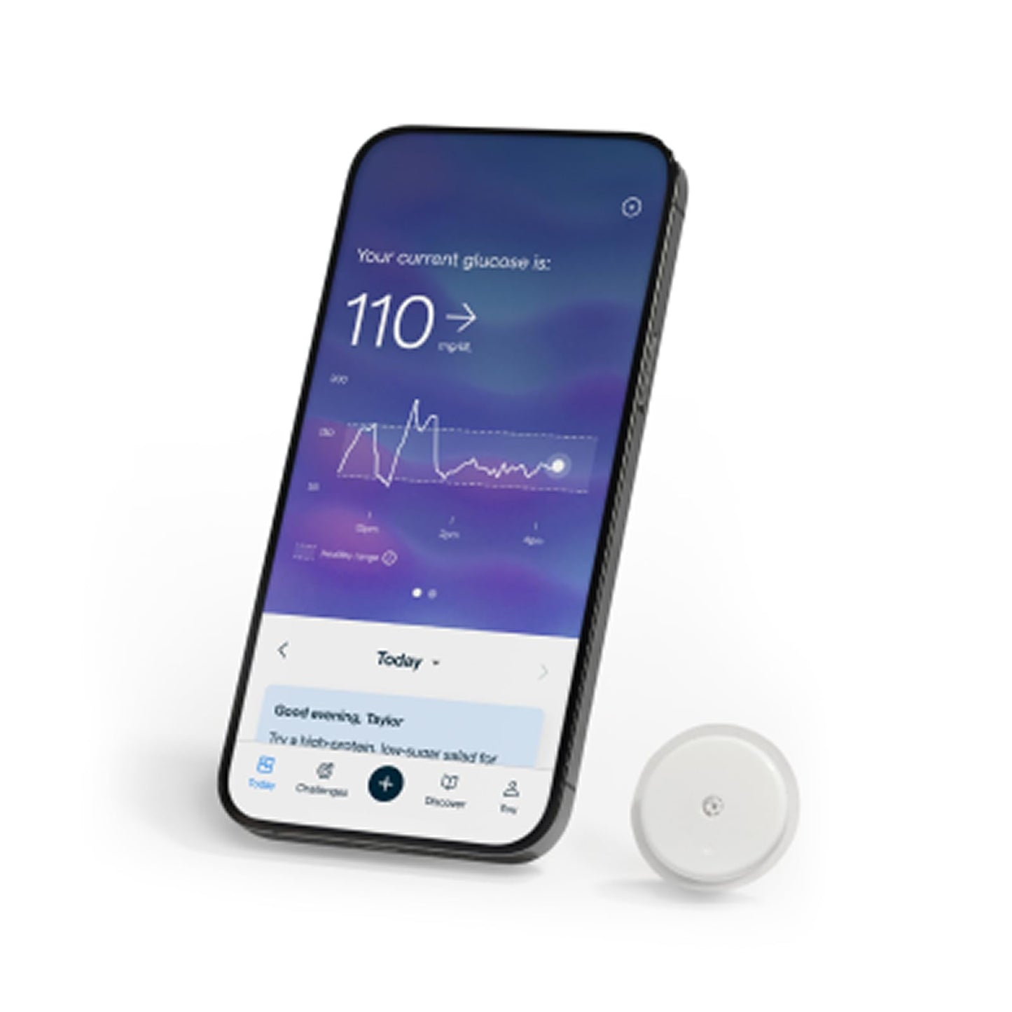 Lingo Continuous Glucose Monitor (CGM). Made by Abbott. Optimize Your Nutrition with Real-time Glucose Data & Insights. 1 Lingo biosensor lasts up to 14 Days*. Works with iOS and Android. US Only.