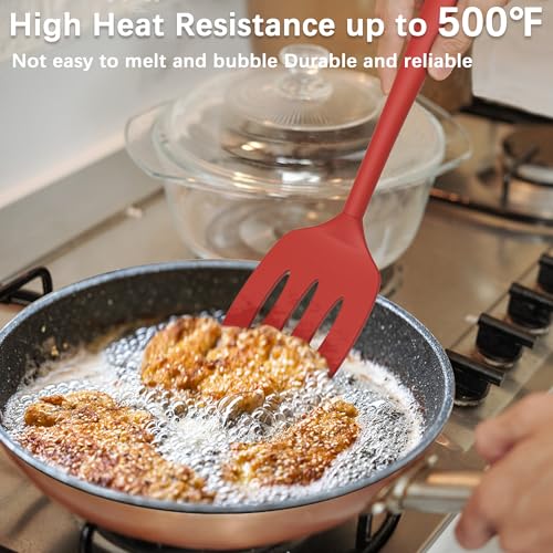 Coukre Silicone Spatula Set - 2 Pack, High Heat Resistant, BPA-Free