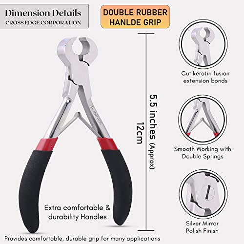 My Hair Tools Keratin Bond Cutter for Hair Extensions, Stainless Steel