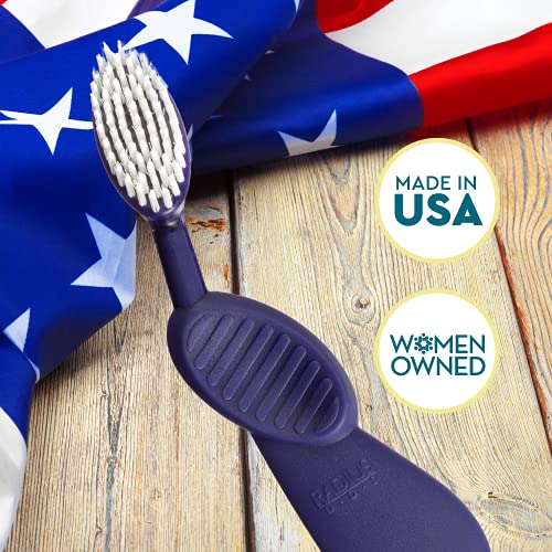 RADIUS Flex Brush - Soft Bristles, Ergonomic Design, ADA Accepted
