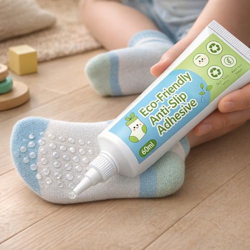 Anti-Slip Glue for Socks & Fabrics - 120ml Eco-Friendly Grip Liquid
