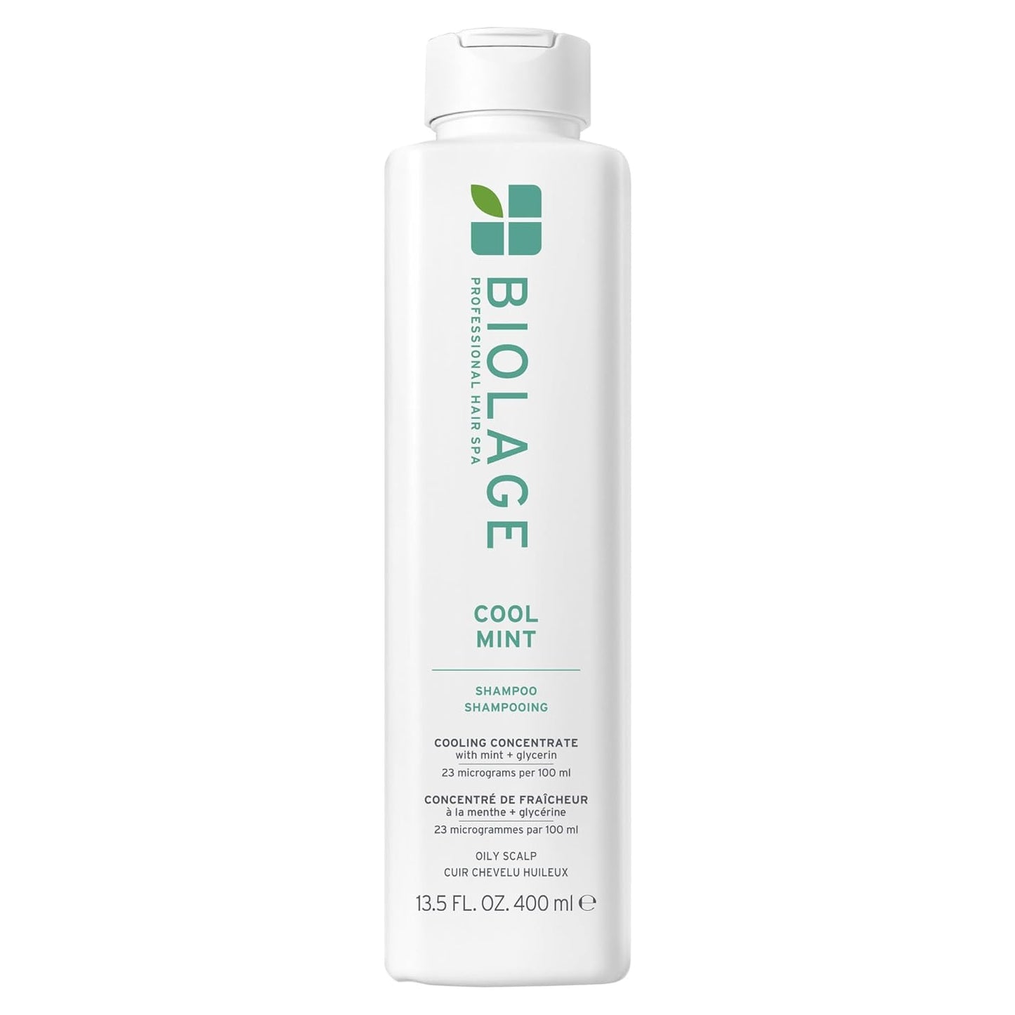 Biolage Cool Mint Shampoo - Refreshing Balancing Shampoo for Oily Scalp | Vegan, Paraben-Free, Mint & Glycerin Infused