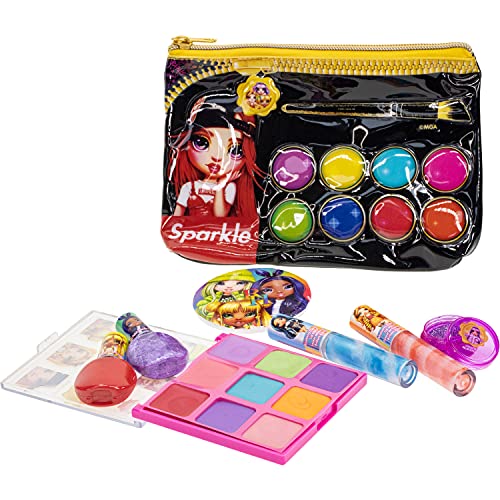 Rainbow High Townley Girl Cosmetic Makeup Set for Kids - Lip Gloss, Nail Polish & Eye Shadow