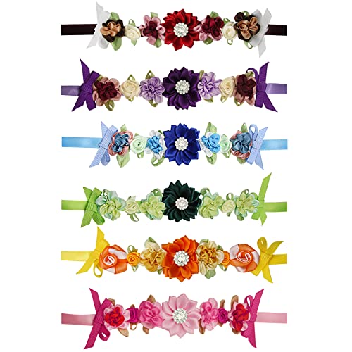 Ballet Bun Wrap Flowers - 6pcs Hair Accessories for Dancers (BLE)
