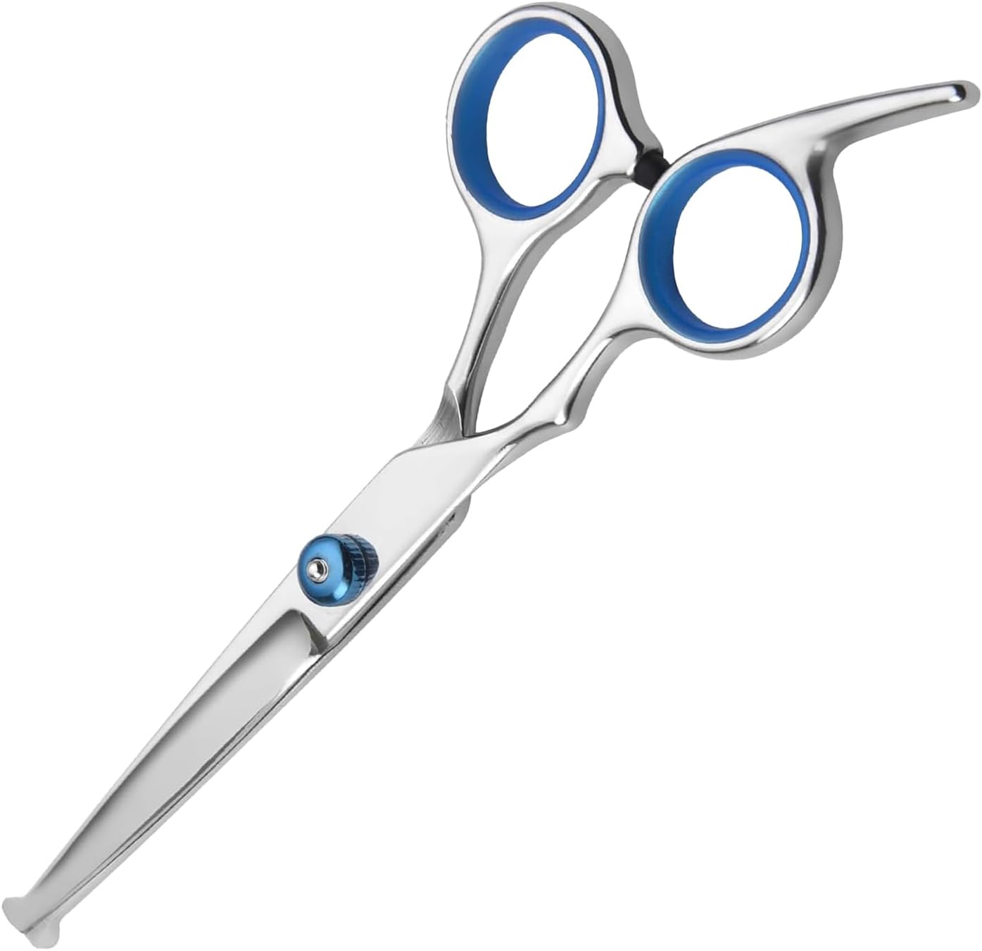 Pubic Hair Scissors - Round-Tip Bikini Trimmer for Sensitive Areas | Stainless Steel, Ergonomic Grip, Blue