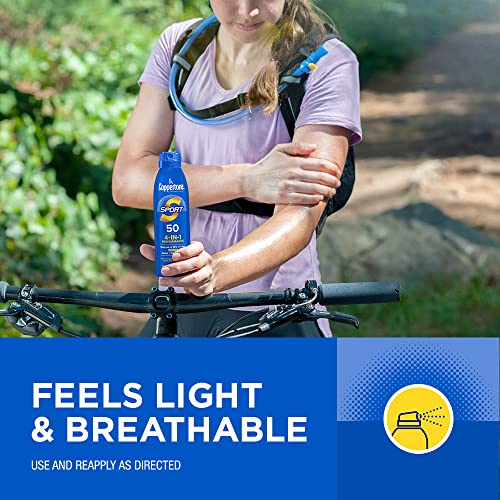 Coppertone Sport SPF 70 Continuous Sunscreen Spray 5.5 Oz Pack of 1