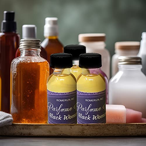 Black Women Fragrance Body Oil - Long-Lasting Scented Perfume