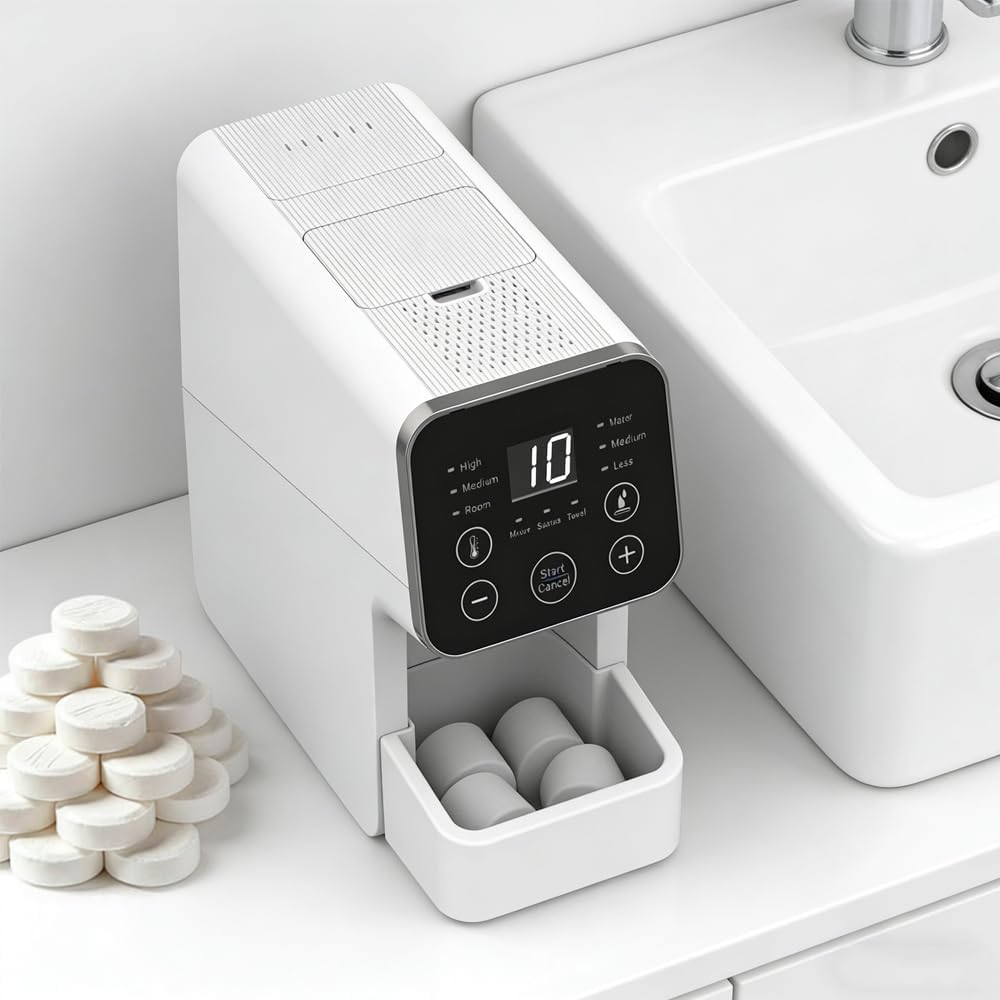 Hot Towel Dispenser - Fast Heating Towel Warmer for Spa & Home Salon | Includes 50 Disposable Towels