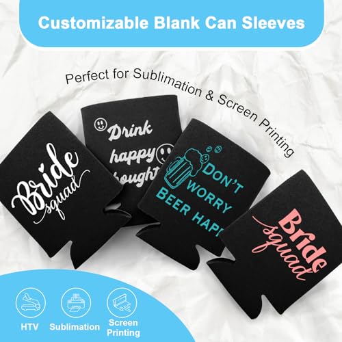 25-Pack Insulated Beer Can Cooler Sleeves for Customization