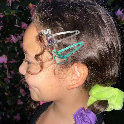 Disney Frozen Hair Clips for Girls - LUV HER 8-Pack Snap Clips for Ages 3+
