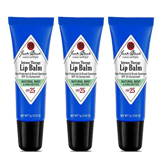 Jack Black Intense Therapy Lip Balm, 0.25-Oz. ? SPF 25 Sun Protection, Lip Moisturizer, Hydrating Lip Balm with SPF, Lip Sunscreen