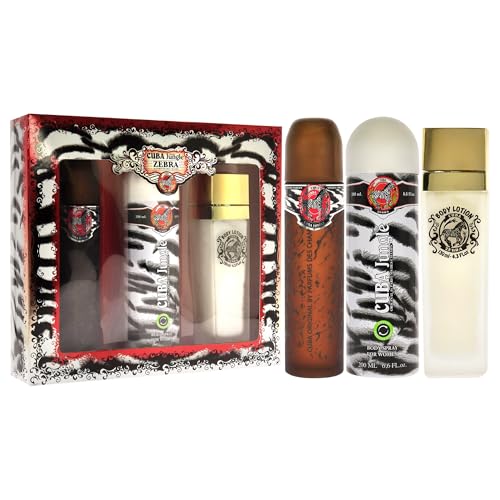 Cuba Jungle Zebra 3-Piece Fragrance Gift Set for Women