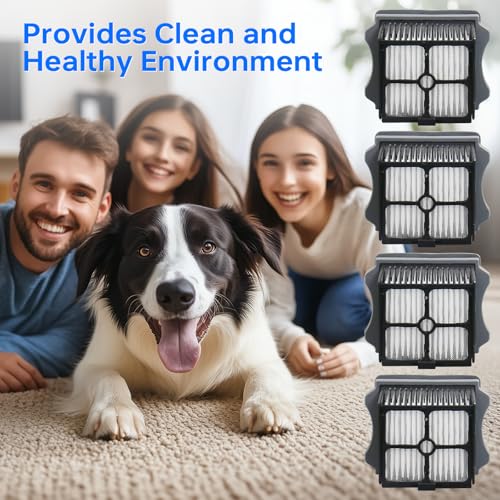 Ryvina Replacement Vacuum Filters for Tineco Floor One S3 - 4 Pack