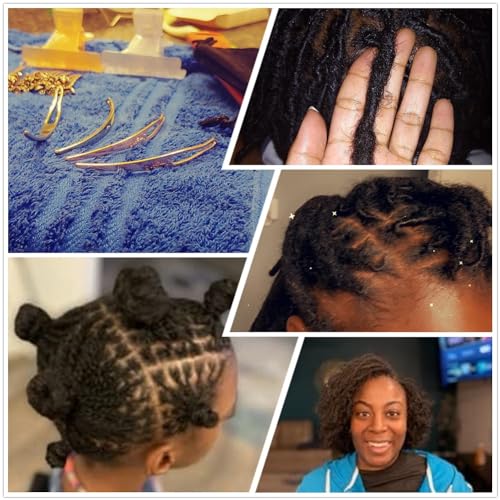 Gold Dreadlock Interlocking Tool Set for Sisterlocks & Loc Maintenance