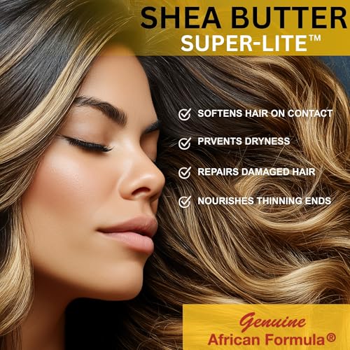 Genuine African Shea Butter Hair Grease 4oz | Moisturizing, Nourishing & Restoring Shine
