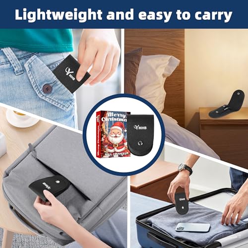 YMHB Nail Clippers Set - Ultra Sharp Fingernail & Toenail Clippers with File