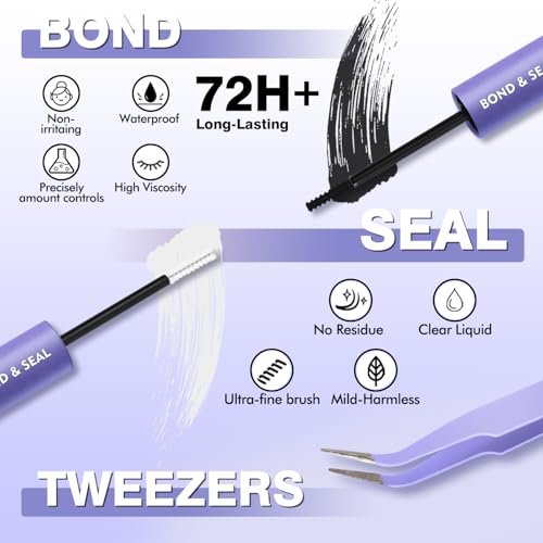 EASITENSION 708 PCS Wispy Lash Clusters Kit - 10-16mm DIY Natural Eyelashes