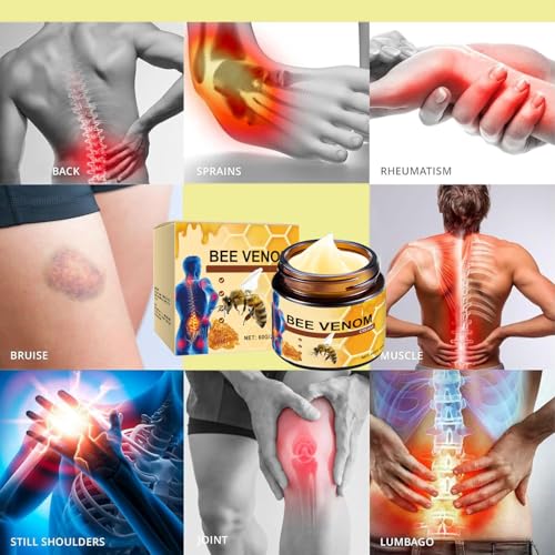 Bee Venom Joint & Bone Cream for Pain Relief - 2 Pack, 60g