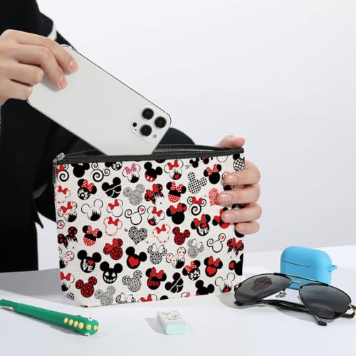 ZHAMEN Multicolour 4Pcs Cute Cartoon Makeup Bag Set