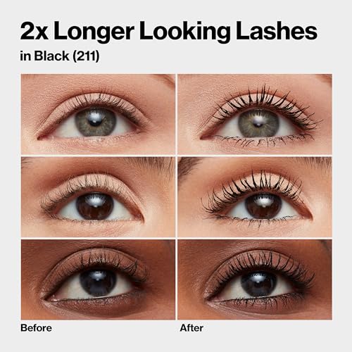 Revlon ColorStay Xtensionnaire Mascara Blackest Black - 24HR Lengthening & Nourishing